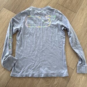 Vineyard Vines long sleeve pocket whale tshirt size small 8-10